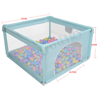 Childproof Indoor Baby Playpen Removable Bernapas Untuk Perjalanan
