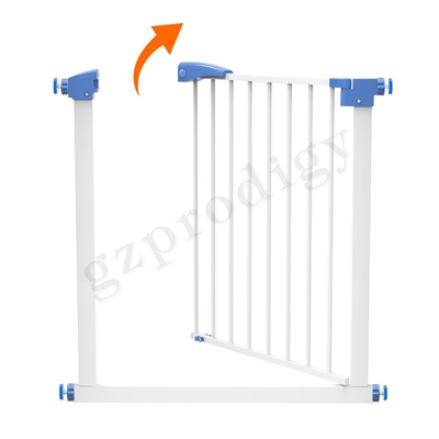EN17 Doorways Heavy Duty Baby Gate, Gerbang Keselamatan Tekanan Ekstra Lebar yang Dapat Dilepas