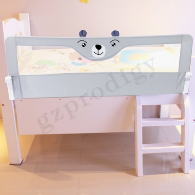 Portabel Untuk Menggunakan Jaring Bernapas Kartun Melindungi Keselamatan Bayi Rel Tempat Tidur Ekstra Panjang