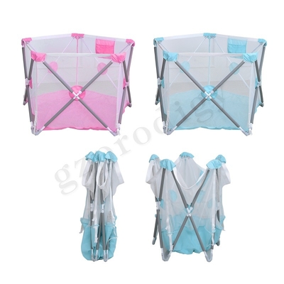 Multiscene Travel Portable Baby Playard Dengan Tabung Stainless Steel
