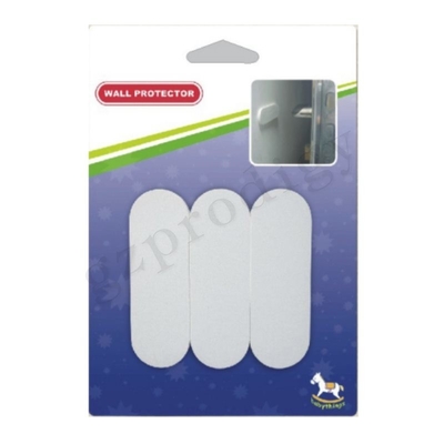 Prodigy EVA+PU Strip Bentuk Putih Tenang Dan Shock Absorbent Wall Bumper Door Stop