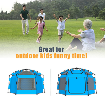 Indoor Outdoor Fold Away Pop Up Play Tent Multi Scene Standar Uni Eropa