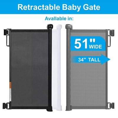 Prodigy Pintu Bayi Pintu Tangga Anjing Hewan Peliharaan Pintu Keamanan Retraktable Pintu Keamanan Portable