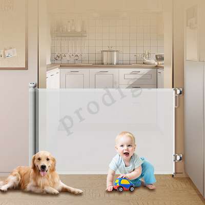 EN1930/CPC/ASTM 197 Inch Pvc Mesn Safety Barrier Baby Retractable Gate Untuk Pintu