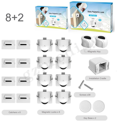 Produsen Kunci Pengaman Magnetik Kokoh Praktis Untuk Laci Bahan ABS