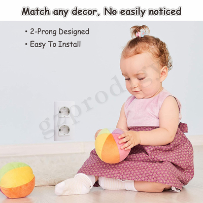 Prodigy EU Standard Rotatable Electric Pelindung Steker Outlet Putih Mencakup Untuk Perlindungan Anak