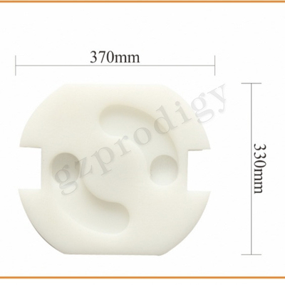 Prodigy EU Standard Rotatable Electric Pelindung Steker Outlet Putih Mencakup Untuk Perlindungan Anak