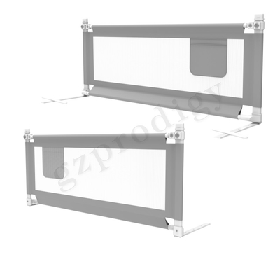 1.8m Mesh Bed Safety Guard, Bumper Tempat Tidur Balita Multifungsi