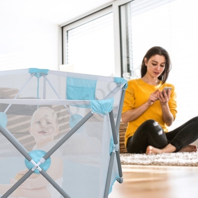Multiscene Travel Portable Baby Playard Dengan Tabung Stainless Steel