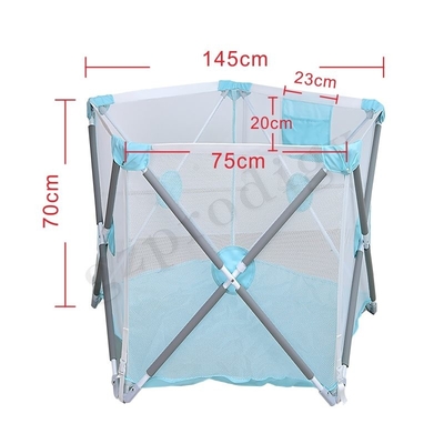 Multiscene Travel Portable Baby Playard Dengan Tabung Stainless Steel