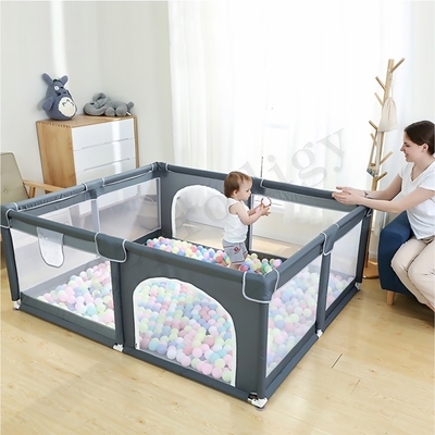 Prodigy 2.2m Square Large Baby Playpen Bernapas Indoor Baby Play Yard Portable Baby Playard