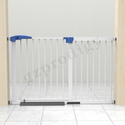 Serbaguna ABS Extendable Baby Metal Gate Lebar 17&quot; Warna Hitam Putih