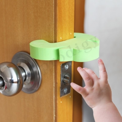 Childproof Serbaguna Tahan Lama Anti Tabrakan Eva Door Stopper