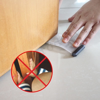 Nonslip TPR Under Door Wedge, Stopper Pintu Plastik Serbaguna