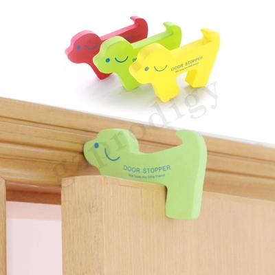 Pintu Finger Pinch Guard Multicolor Praktis Bahan EVA Praktis