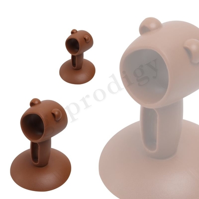 ProdigyTPE Bear Shape 40*55*20mm Penghenti Pintu Hisap Multi-Fungsional