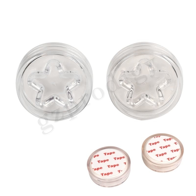 Prodigy PVC Star Bulat 45 * 15mm Pintu Knob Muffle Pad Pintu Plastik Wedge