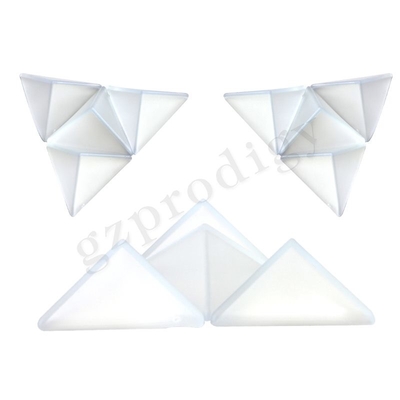Pelindung Tepi Plastik PVC yang Dapat Dilepas 33x33x20mm Untuk Sudut Meja