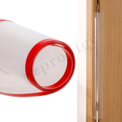 Transparan PP Door Finger Pinch Guard Protector Tidak Beracun Tahan Lama