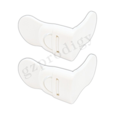 Self Adhesive Baby Safety Lock Plastik L Bentuk Kabinet Laci Kait ABS