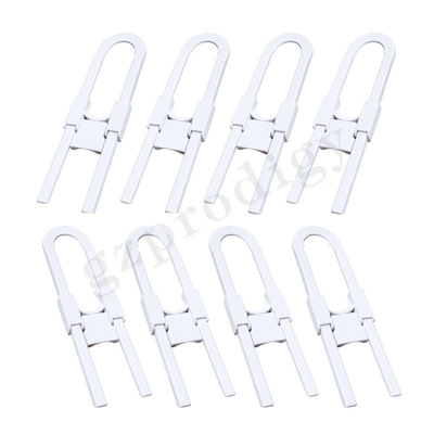 Prodigy U Bentuk Sliding Baby Safety Lock Adjustable Eco Friendly Untuk Lemari