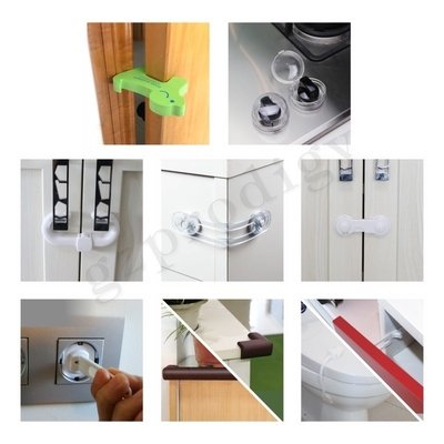 Hot Selling Nontoxic PVC ABS Baby Safety Lock Multipurpose Untuk Ruang Tamu