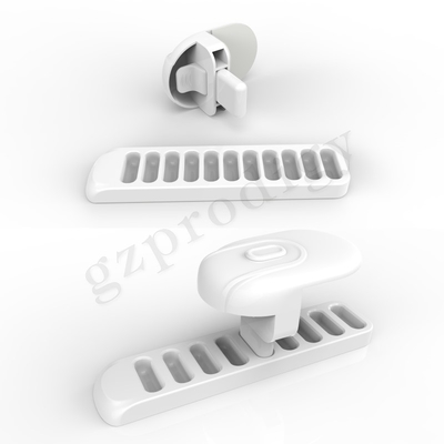 OEM Kokoh Bayi Safety Lock Bahan ABS Warna Putih 156x53x68.5mm