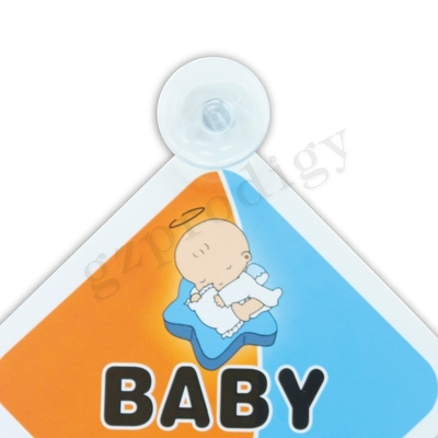 REACH Tahan Lama Mobil Bayi Di Papan Stiker Multifungsi Tidak Beracun