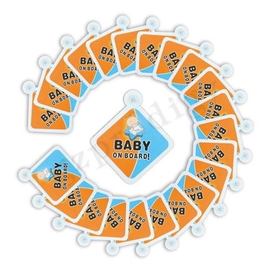 REACH Tahan Lama Mobil Bayi Di Papan Stiker Multifungsi Tidak Beracun