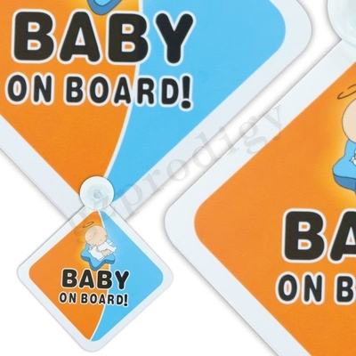 REACH Tahan Lama Mobil Bayi Di Papan Stiker Multifungsi Tidak Beracun