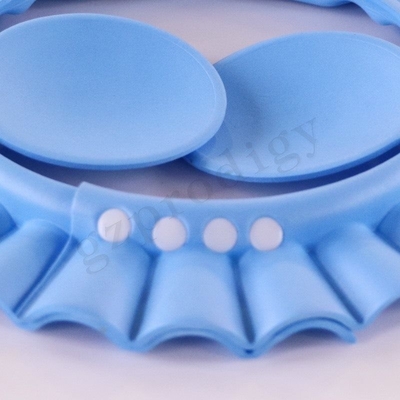 Topi Mandi Bayi Shampo yang Dapat Disesuaikan Bahan EVA Multifungsi