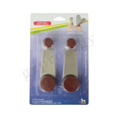 Stainless Steel ABS Rotating Door Stopper Serbaguna Tahan Lama