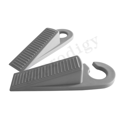 Karet Lembut Anti Abrasi Hook Type Anti Slip Plastic Door Wedge Untuk Pelindung Dinding