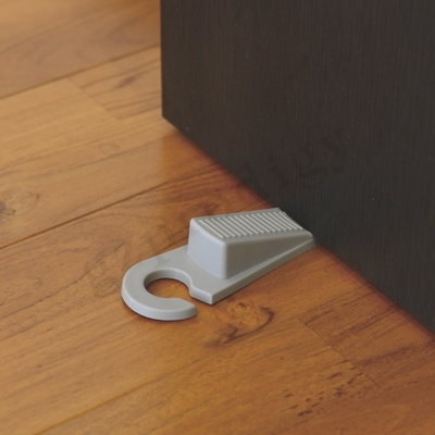 Karet Lembut Anti Abrasi Hook Type Anti Slip Plastic Door Wedge Untuk Pelindung Dinding
