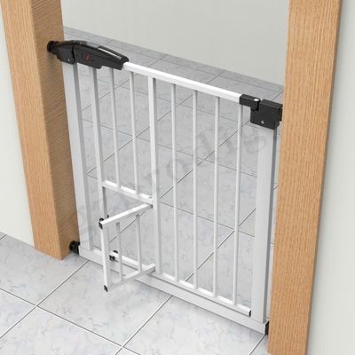Doorways Metal Cat Pet Friendly Stair Gate Multiscene Tahan Lama