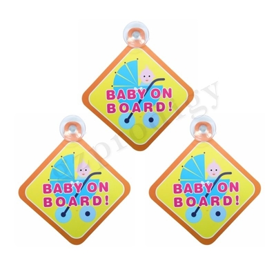 Pengaman ABS Mobil Bayi Di Papan Stiker Anti Abrasi Tidak Beracun