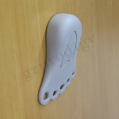 Anak-anak Pelindung Lembut Abu-abu Muda Keselamatan Bayi Baji Pintu Plastik Baji Pintu