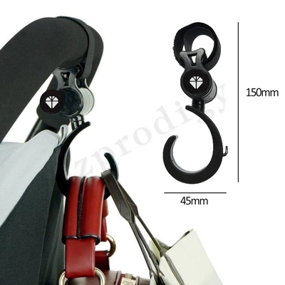 Kait Stroller Serba Guna Berputar 360 Derajat Membebaskan Tangan Anda