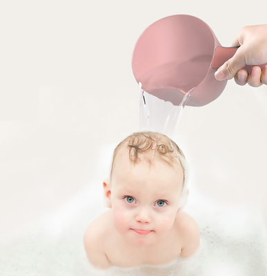 Plastik Dengan Gagang Portable Bath Shampoo Bilas Cangkir Untuk Mencuci Rambut Bayi