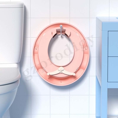 Kursi Pelatihan Toilet Bayi ABS Kokoh Warna Biru Atau Merah Muda