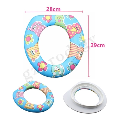 Kursi Pelatihan Potty Kartun Lucu yang Dapat Dicuci Platic Baby Potties