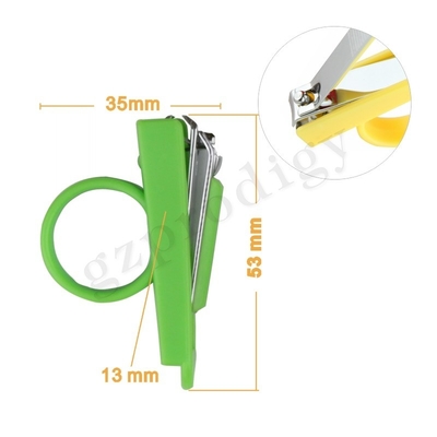 Gunting Kuku Bayi Profesional Warna Hijau Steel Fashion Nail Part Cutter Health Care Kit