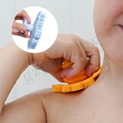 Baby Bath Silicone Dan Sclap Cap Brush Baby Safety Hair Shampooer Brush