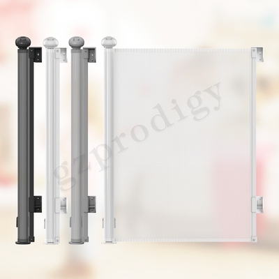Gerbang Ekstra Lebar 140 Inci Retractable Gate Mesh Barrier Gerbang yang Dapat Diperluas Untuk Tangga