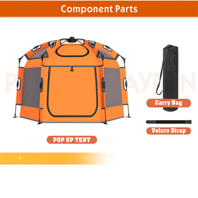 Ringan Berat Double Lock Pop Up Shop Play Tent Untuk Bayi Dan Anak-anak