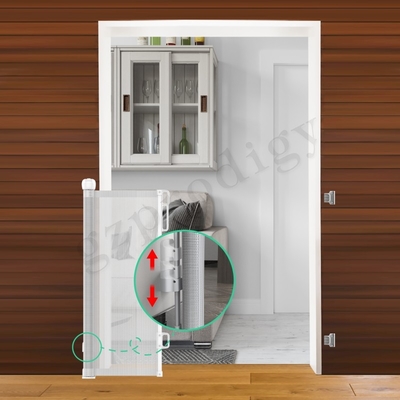 ABS PVC Mesh Retractable Baby Gate Safety Dog Gate Untuk Pintu