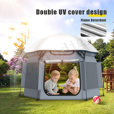 Indoor dan Outdoor Pop Up Play Tent Foldable Playpen untuk Anak-anak dan Hewan Peliharaan