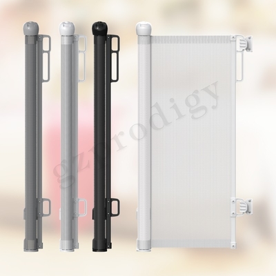 71 Inch Dog Mesh Retractable Baby Gate untuk pintu tangga