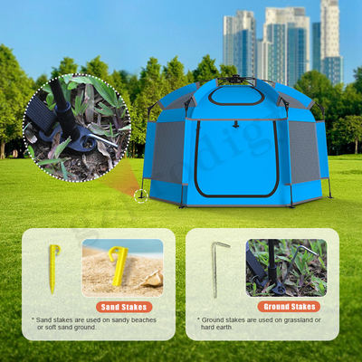 210D Easy Storage Pop Up Toy Tent Baby Safety Tenda Rumah Main Lipat