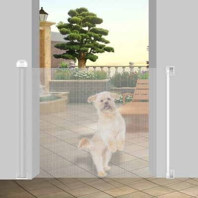Safety Mesh Pintu retractable untuk anjing Pintu tangga bergulir